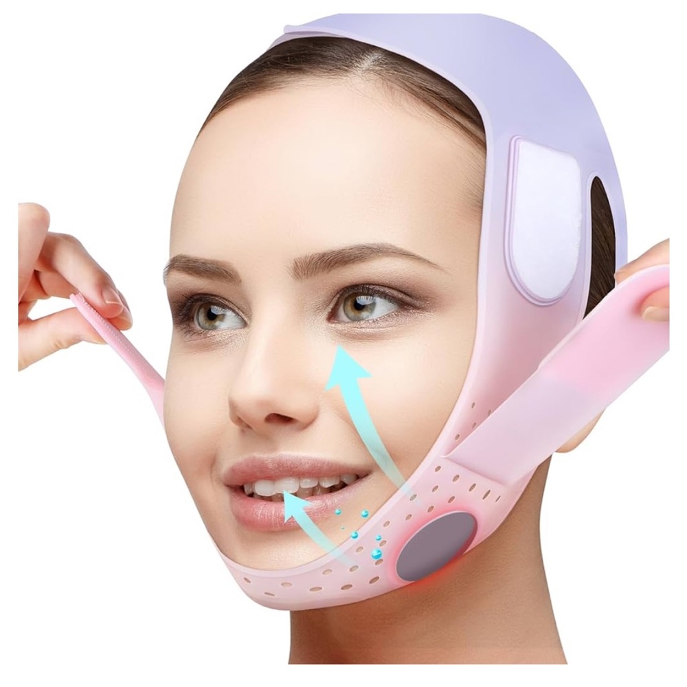 Brand new Reusable V Line Face Strap, Soft Silicone Chin Strap